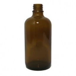 Sklenená fľaška 100ml - hnedá
