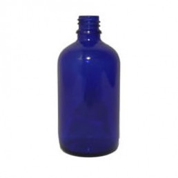 Sklenená fľaška 100ml - modrá