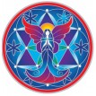 Mandala okenná nalepovacia - Anjel sprievodca