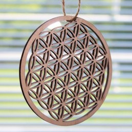 Kvet života na zavesenie - drevo