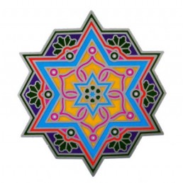 Mandala okenná nalepovacia - Žiara Mandala okenná nalepovacia - Žiara