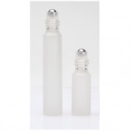 Sklenená fľaška 5ml, 10ml - Roll On - biela Sklenená fľaška 5ml, 10ml - Roll On - biela