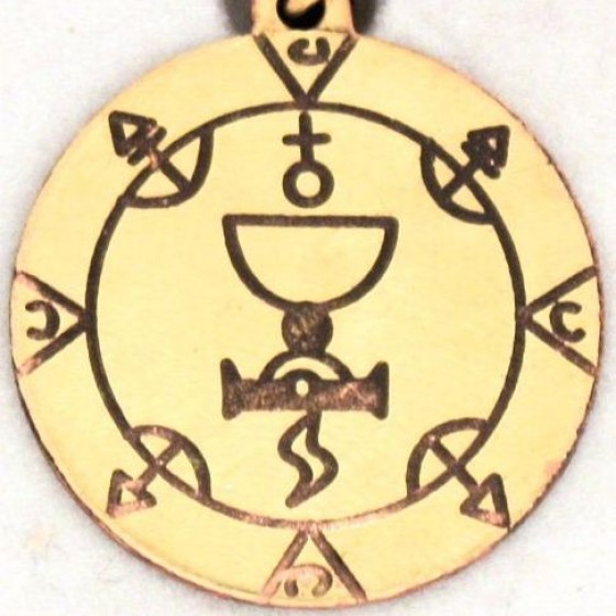 Amulet symbol 06 - Pentakel Kráľovnej