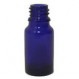 Sklenená fľaška 10ml - modrá