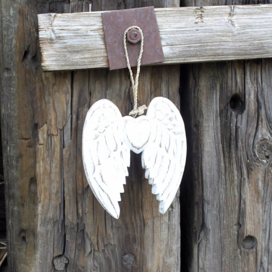 Dekorácia nástenná - Anjelské krídla 15cm