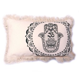 Bavlnená Mandala Obliečka - Hamsa - 30x50cm Bavlnená Mandala Obliečka - Hamsa - 30x50cm