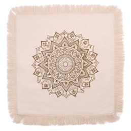 Bavlnená Mandala Obliečka - Lotus - 60x60cm Bavlnená Mandala Obliečka - Lotus - 60x60cm