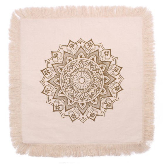 Bavlnená Mandala Obliečka - Lotus - 60x60cm