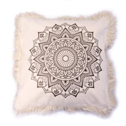 Bavlnená Mandala Obliečka - Lotus - 60x60cm Bavlnená Mandala Obliečka - Lotus - 60x60cm