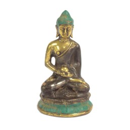 Mosadzný sediaci budha meditujúci 10cm Mosadzný sediaci budha meditujúci 10cm