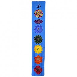 Nástenný dekor/záves/baner - Čakrový nebeský 183x35cm Nástenný dekor/záves/baner - Čakrový nebeský 183x35cm