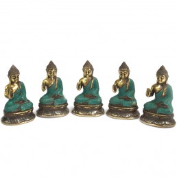 Mosadzný sediaci budha požehnania Mosadzný sediaci budha požehnania