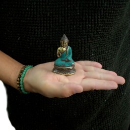 Mosadzný sediaci budha požehnania Mosadzný sediaci budha požehnania