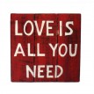 Obraz - Motivačný nápis na stenu - Láska - 28x29cm
