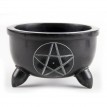 Kadidelnica - kamenná čierna s pentagramom