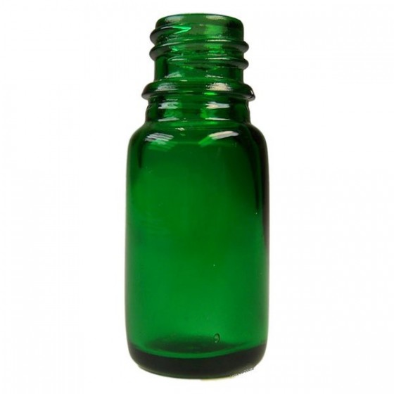 Sklenená fľaška 10ml - zelená