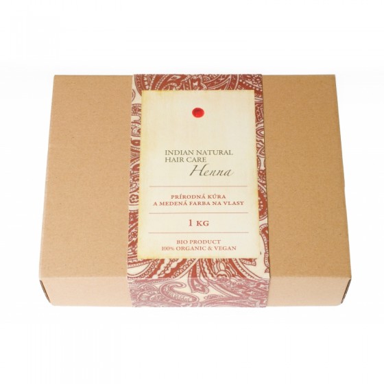 Prírodná farba na vlasy Henna medená 1KG Prírodná farba na vlasy Henna medená 1KG
