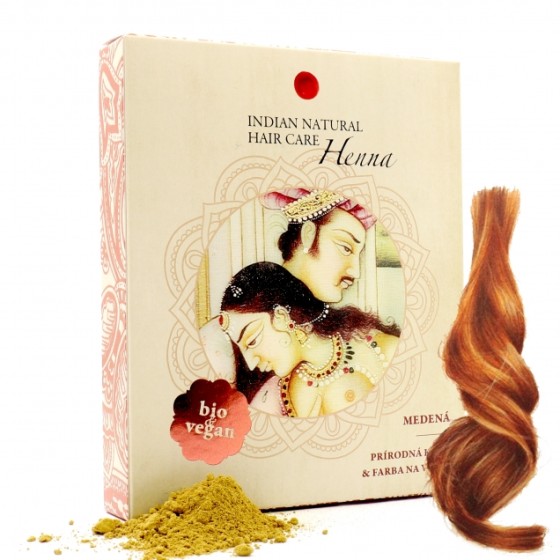 Prírodná farba na vlasy Henna medená