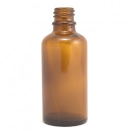 Sklenená fľaška 50ml - hnedá Sklenená fľaška 50ml - hnedá