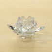 Lotosový krištáľový kvet 6cm - clear