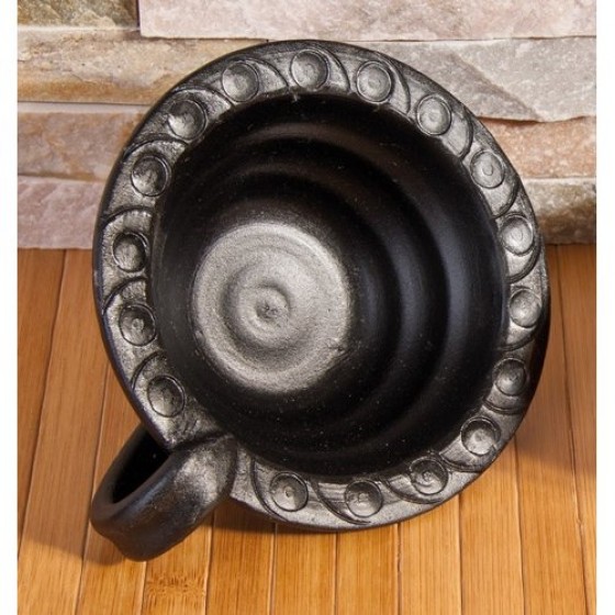Kadidelnica - keramika - čierna