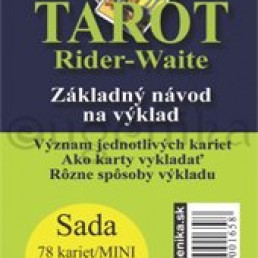 Karty a brožura - Tarot Rider Waite / mini