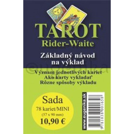 Karty a brožura - Tarot Rider Waite / mini