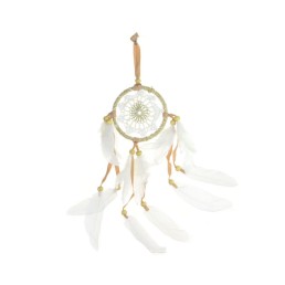 Lapač snov - malý pletený - hnedý