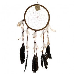 Lapač snov - veľký - klasik - tmavohnedý