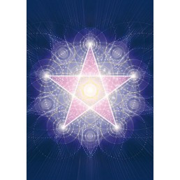 Mandala obrázok - Pentagram Mandala obrázok - Pentagram