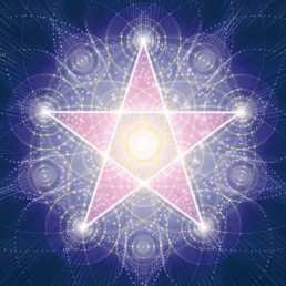 Mandala obrázok - Pentagram