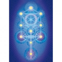 Mandala obrázok - Kabbalah strom života Mandala obrázok - Kabbalah strom života