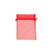 Organzové vrecko S - červené