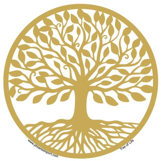 Mandala okenná nalepovacia - Strom života 4