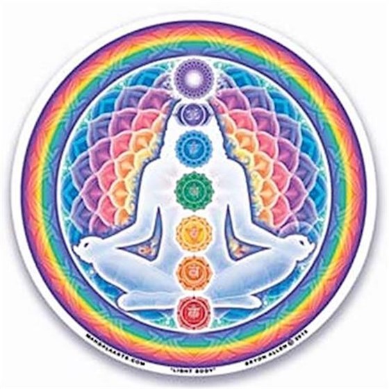 Mandala okenná nalepovacia - Svetelné telo