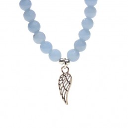 Náramok - Angelit - gumička s krídlom