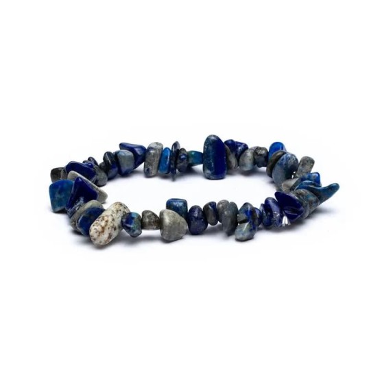 Náramok - Lapis Lazuli - gumička