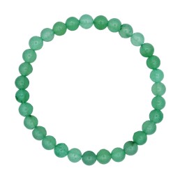 Náramok - Avanturín guličky - gumička