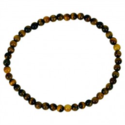 Náramok - Tigrie oko 4mm
