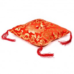 Poduška pod tibetskú misku 12cm červená Poduška pod tibetskú misku 12cm červená