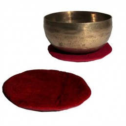 Poduška pod tibetskú misku červená 15cm Poduška pod tibetskú misku červená 15cm