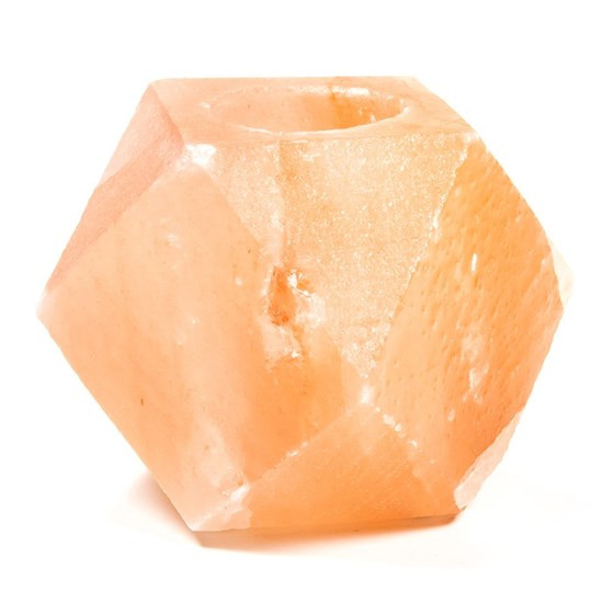 Svietnik z Himalájskej soli - Soľná Lampa 9cm - diamant