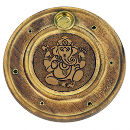 Stojan na tyčinky - drevený tanierový ganesh Stojan na tyčinky - drevený tanierový ganesh