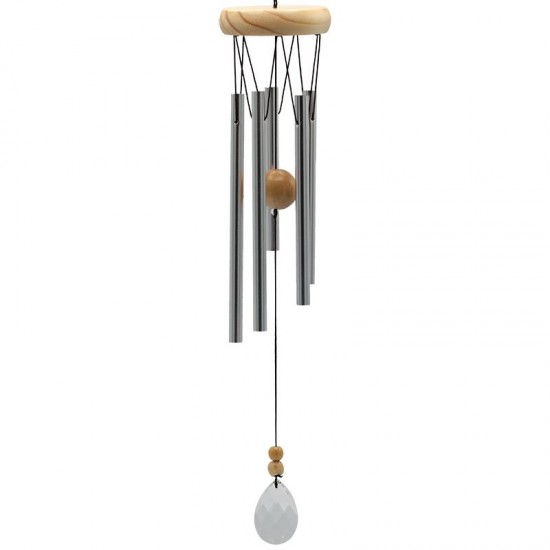 Zvonkohra - 5 paličiek s krištáľom svetlá 48cm Zvonkohra - 5 paličiek s krištáľom svetlá 48cm
