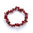 Náramok - Jaspis červený - gumička