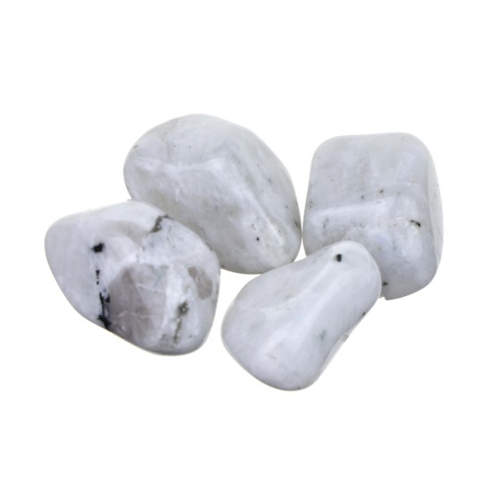Polodrahokam - Mesačný kameň biely XL
