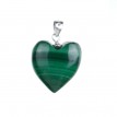 Prívesok - Malachit srdiečko - Ag3