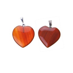 Prívesok - Karneol - srdiečko Prívesok - Karneol - srdiečko