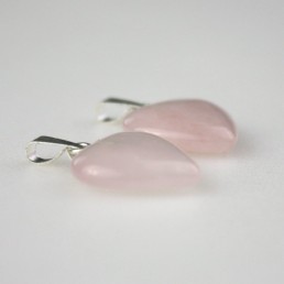 Prívesok - Ruženín - srdiečko 20mm