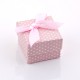 Darčeková krabička - ružová bodkovaná